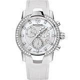 TechnoMarine Womens UF6 Diamond Bezel White Mother of Pearl Dial Diamond Indexes Watch #609013