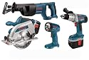 Bosch CPK40-24 24-Volt Ni-Cad Cordless 4-Tool Combo Kit