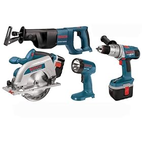 Bosch CPK40-24 24-Volt Ni-Cad Cordless 4-Tool Combo Kit