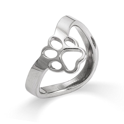 Paw Print Cut Out Thumb Ring