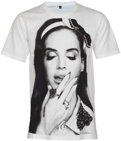 GlobalWish Lana Del Rey T-Shirt Singer Lovely New White Tee (XL)
