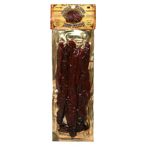 Gary West Meats, Original Steak Strips, Traditional, 8-Ounce Unit by Dried Beef