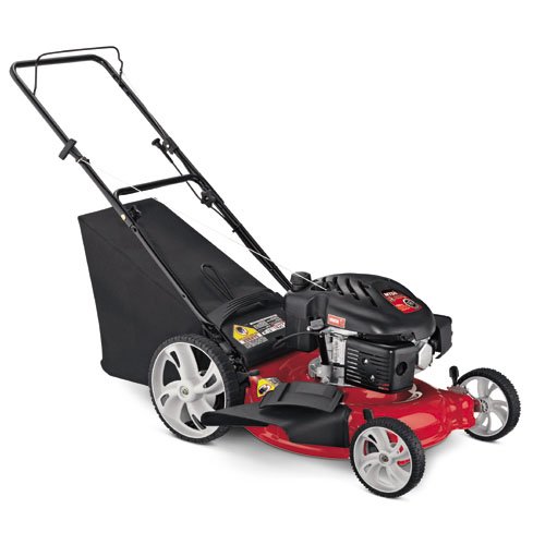Yard Machines 11A-54MC006 21-Inch 139cc MTD OHV Gas Powered Side Discharge/Bagging/Mulching Lawn Mower With High Rear Wheels Yard Machines 11A-54MC006 21-Inch 139cc MTD OHV Gas Powered Side Discharge/Bagging/Mulching Lawn Mower With High Rear Wheels