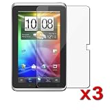 Three Clear Screen Protectors / Covers for HTC Flyer