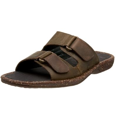 ... : Bass Men's Corona Slide, Mahogany, 7.5 D US: Sandals: Shoes
