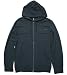 RVCA Fritz Canvas Mens Zip Hoodie (Large, Charcoal