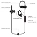 COULAX Bluetooth Headphones V4.1 Wireless Sports Headset with Mic/APT-X and Memory Metal Ear Hooks for iPhone, iPad Pro, Android
