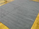 12x8 Gray Hand Tufted Wool Gabbeh Rug