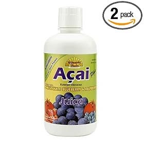 Dynamic Health Acai Juice Blend, Plus , 32-Ounces (Pack of 2)