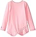 adidas Little Girls' Long Sleeve Girly Tee Shirt, Cotton Candy, 6