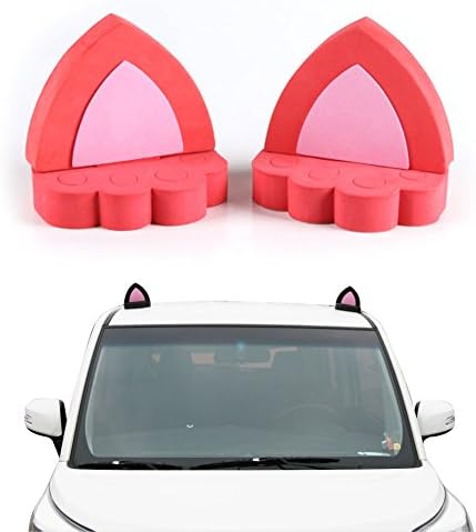Give the cute in my car 6 color car emblem car sticker automotive exterior automotive dress-up car tuning car tune stickers car accessories car interior (Red)