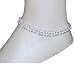 Womens Anklet Bracelets Handmade Foot Jewelry 10.25 inches