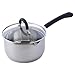 from ProCook ProCook Gourmet Steel Saucepan & Lids 20cm / 3.3L
