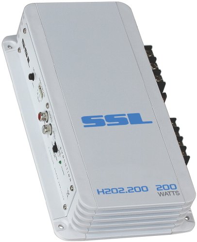 Sound Storm Laboratories H202.200 200 Watts Marine Grade 2 Channel Power Amplifier (White)