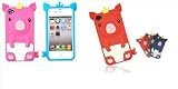 豚柄 アイフォン シリコン ケース iPhone4/4s専用assm203-gjk029 (（7）)
