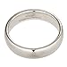 White Tungsten Carbide 6mm Polished Classic Wedding Ring