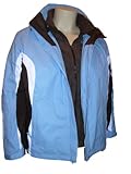 Womens Columbia 3in1 Arctic Freeze Parka, Jacket, Coat Blue, Brown, Black XS