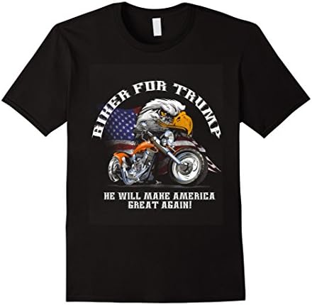 Men's Biker For Trump XL Black