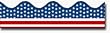 BORDER STARS AND STRIPES SCALLOPED