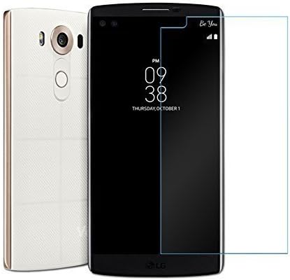 SUPTECH LG V10 Screen Protector, LG V10 Tempered Glass 0.26mm Anti-Scratch, Anti-Fingerprint V10 Protector (1 Pack)