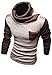 Jeansian Men's Slim Fit Long Sleeves Casual Shirts Pullover Sweater