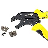 【ノーブランド品】HCS　ラチェット　ターミナル　ワイヤ　クリンパ　圧着　ペンチ　ツール