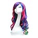 Leiwo Wavy Wigs,31.5 inch Long Curly Wig with Wig Cap for Cosplay,Halloween Party