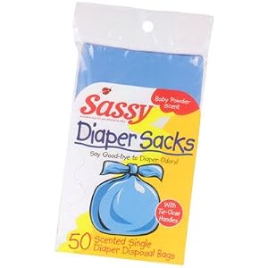 Sassy Disposable Diaper Sacks - 50 Count