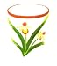 ORCHID Trash / Garbage Can / Waste Basket *NEW*