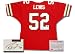Ray Lewis Miami Hurricanes NCAA Hand Signed Authentic Style Away Orange Jersey