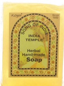 Song of India India Temple Herbal Hand Made Soap 100 Gram (3.53 Ounce) Bar (1)