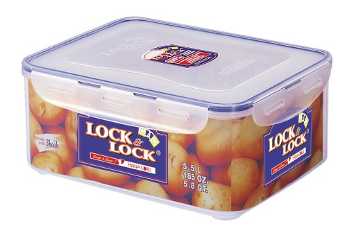 ISI HPL836 Vorratsdose 5,50l recht. Lock&Lock, 292x225x120mm