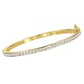 Diamond Fascination 14K Yellow Gold Diamond Accent 4.75 Inch Baby Bangle