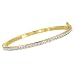 Diamond Fascination 14K Yellow Gold Diamond Accent 4.75 Inch Baby Bangle
