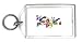 Keychain with human, body, individuals, persons, cat, telephone, individula, communic...