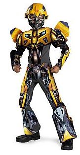  Child's 3-D Bumblebee Transformers Costume Large