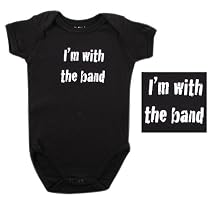 Baby-Says Bodysuit - I'm With The Band, 9-12 months