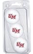 Massachusetts Minutemen (University Of) NCAA 15 Golf Ball Pack