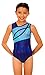 TumbleWear Girl's Morgan Purple/Turquoise Tigress Leotard