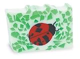 Primal Elements - Ladybug Handmade Vegetable Glycerin Bar Soap (Orange, Mimosa and Violet Scent) - 6.8 oz.