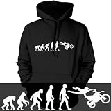 Evolution of Man - Motocross - Unisex Hoodie / Hooded Top - Dressdown - 6 colours