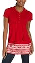 Roxy Juniors' Hot Chocolate Hooded Cap Sleeve Sweater