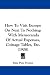 How To Visit Europe On Next To Nothing: With Memoranda Of Actual Expenses, Coinage Ta...