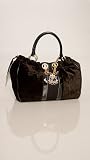 Juicy Couture - Juicy Couture Black Patent Trim Logo Tote
