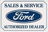 Ford Logo Vintage Bar Metal Antique Nostalgic Collectible Tin Sign