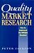 Book Quality in Market Research