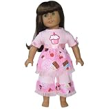 New Pink Cupcake Outfit fit AMERICAN GIRL DOLL clothing