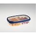 Rubbermaid FG5157RDBLUE Flex & Seal Divided Rectangle Food Storage Container