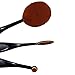 Queentools Professional 10-Piece Soft Oval Makeup Brush Set for women