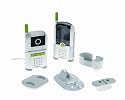 Fisher-Price Mom Response Video Baby Monitor with Remote Control, 2.4 GHz - White/Grey